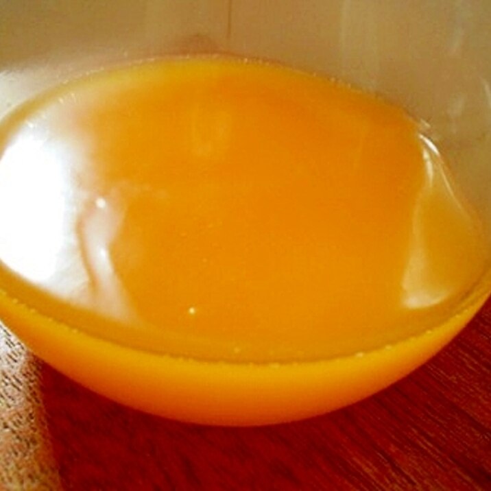 卵黄1個で　☆　レモンカード　食べ切り量です